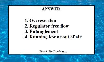 Scuba Diving Study Exam Test capture d'écran 3