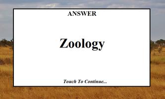 Zoologist/Zoology Study Quiz capture d'écran 1