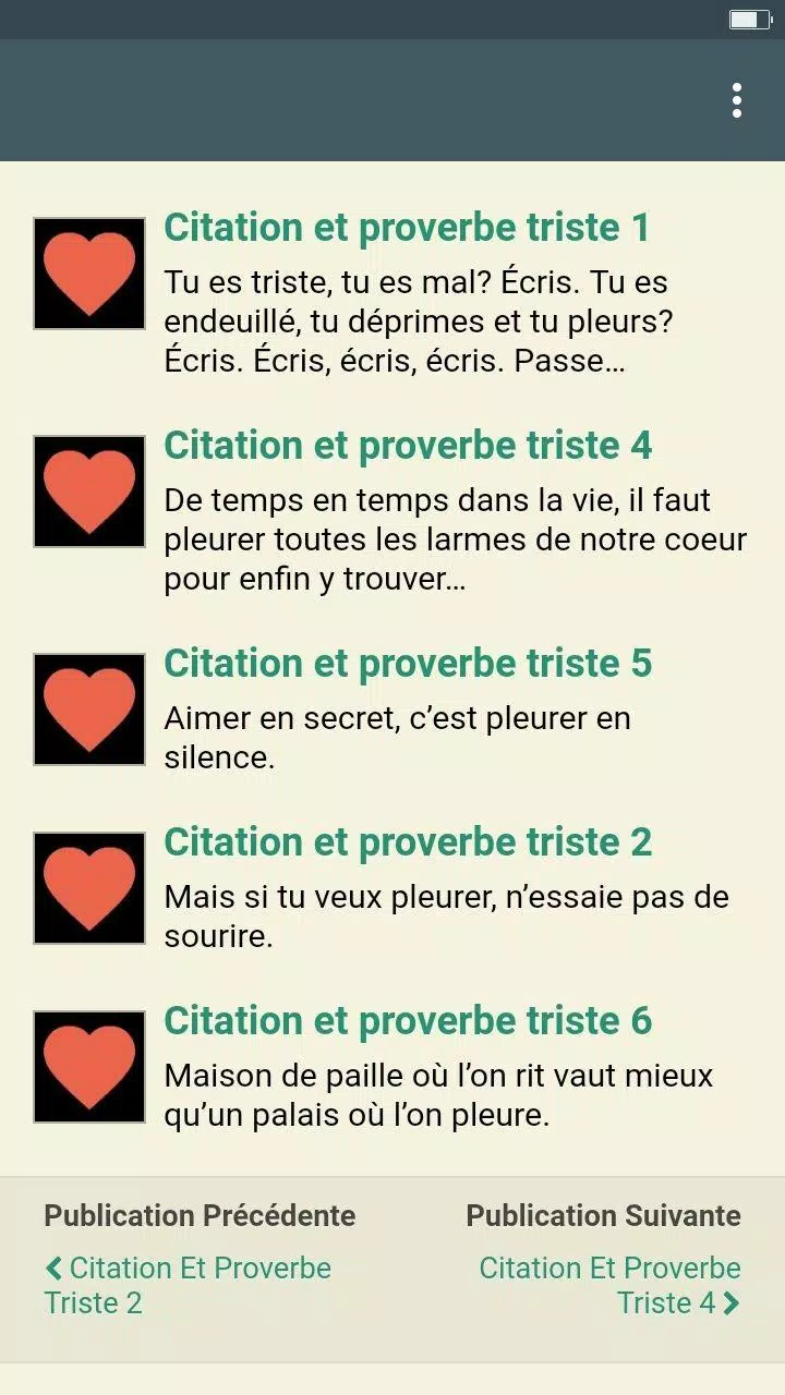 Mots Et Citations Triste Apk For Android Download