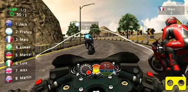 jogo de corrida de motocicleta