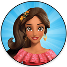Adventure Princess elena run game icône