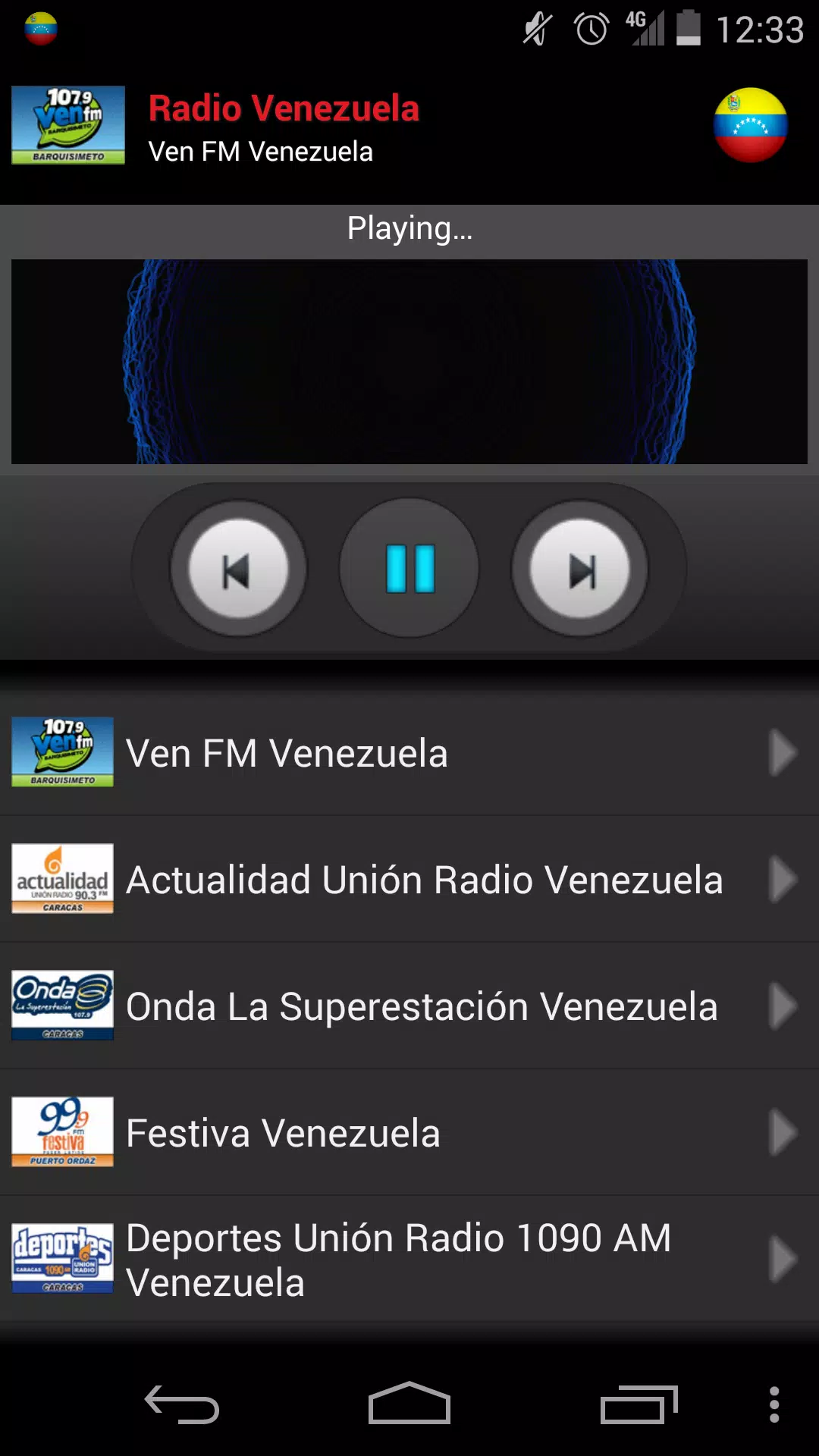 Descarga de APK de RADIO VENEZUELA para Android