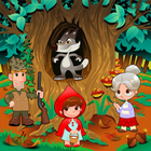 Little Red run Riding Hood-icoon