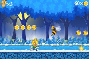 Super jumper sayan run imagem de tela 3