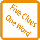 Word Finder - 5 Clues 1 Word-icoon