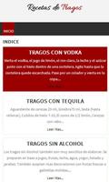 Recetas de tragos poster