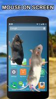 Mouse on screen-Mouse Running In Phone Affiche