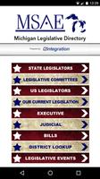 MSAE Michigan Legislative App poster