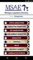 MSAE Michigan Legislative App ポスター