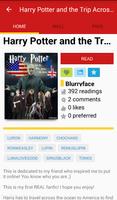 Harry Potter Fan Fiction captura de pantalla 2