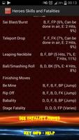 Moves for Mortal Kombat تصوير الشاشة 1