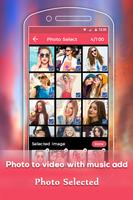 Video maker photo with song poster