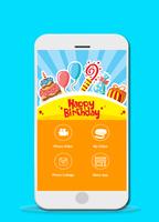 Happy Birthday Video Maker Affiche