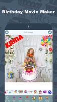 1 Schermata Birthday Video Maker with Name