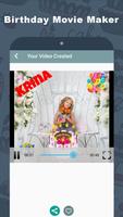 Birthday Video Maker with Name capture d'écran 2
