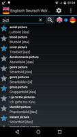 Offline English German Dictionary capture d'écran 3