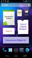 Easypad®: Widget de Notas Cartaz
