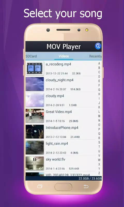 Descarga de APK de Reproductor de MOV para Android