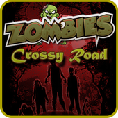 Zombie crossy road icon