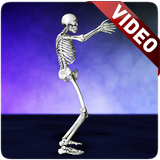 Dance Skeleton Video Wallpaper ikona