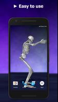 Dance Skeleton Video Wallpaper capture d'écran 2