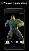 Fan Art Hulk Video Live Wallpaper capture d'écran 1
