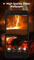 Fireplace Video Live Wallpaper ポスター