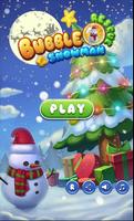 Bubble Snowman Affiche