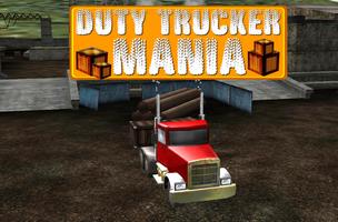Duty Trucker Mania Parking Affiche
