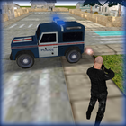 Police Jeep Favela Parking ไอคอน