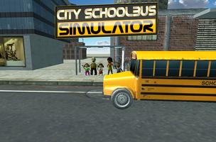 3D Schoolbus Driving Simulator Affiche