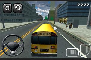 School Bus 3D conducción captura de pantalla 1