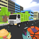 Parking ciężarówka wysypisko aplikacja