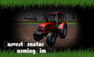 Harvest Tractor Farming Sim 17 poster