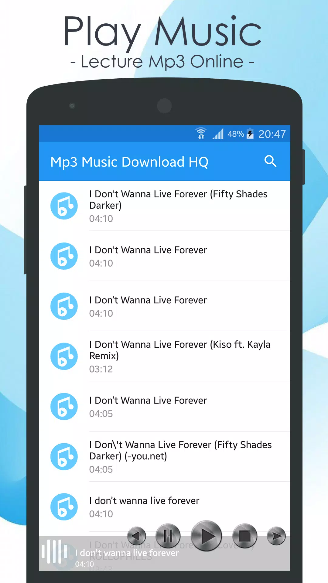 Descarga de APK de Mp3 Music Download HQ para Android