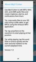 MP3 Cutter & Ringtone Maker captura de pantalla 2