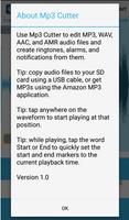MP3 Cutter & Ringtone Maker تصوير الشاشة 2
