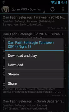 Screenshot 4 for Fatih Seferagic Quran MP3