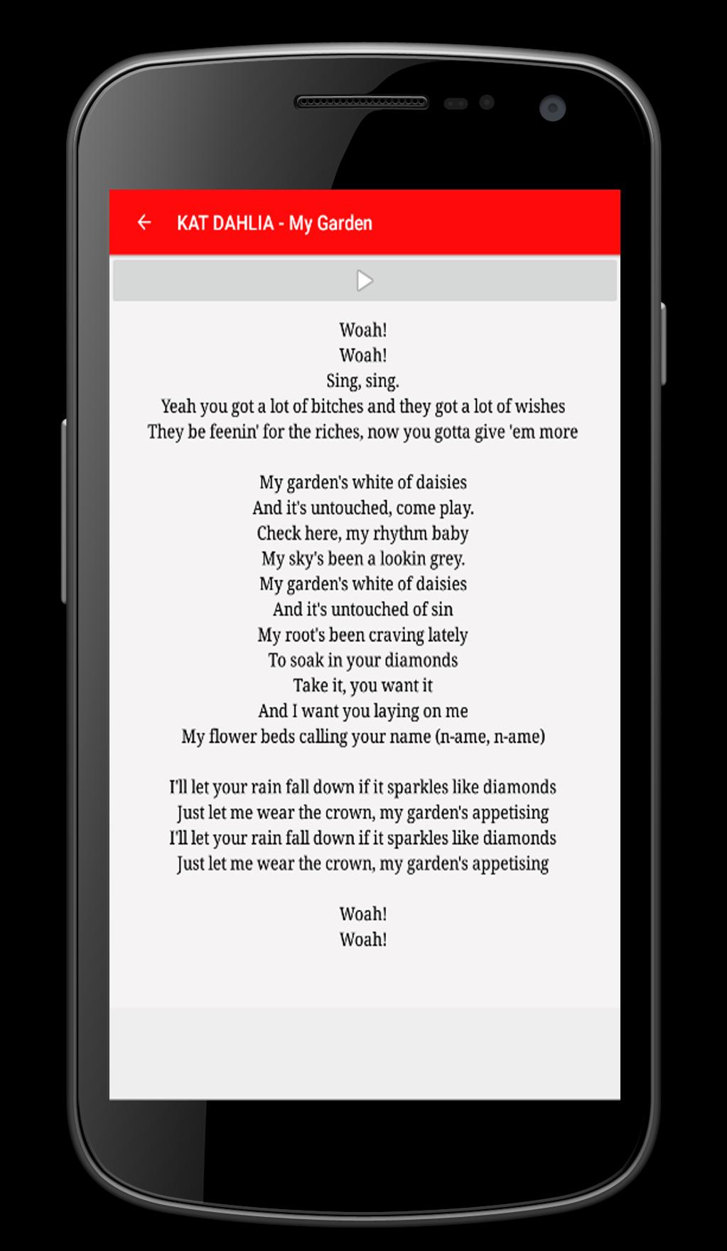 Kat Dahlia Music Lyrics For Android Apk Download