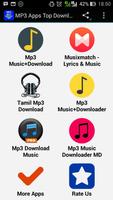 1 Schermata MP3 Apps Top Downloader
