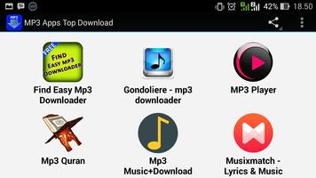 MP3 Apps Top Downloader capture d'écran 2