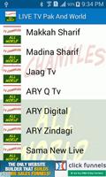 LIVE TV Pak And World Channels Affiche