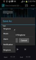 Ringtone Maker MP3 MusicCutter capture d'écran 1