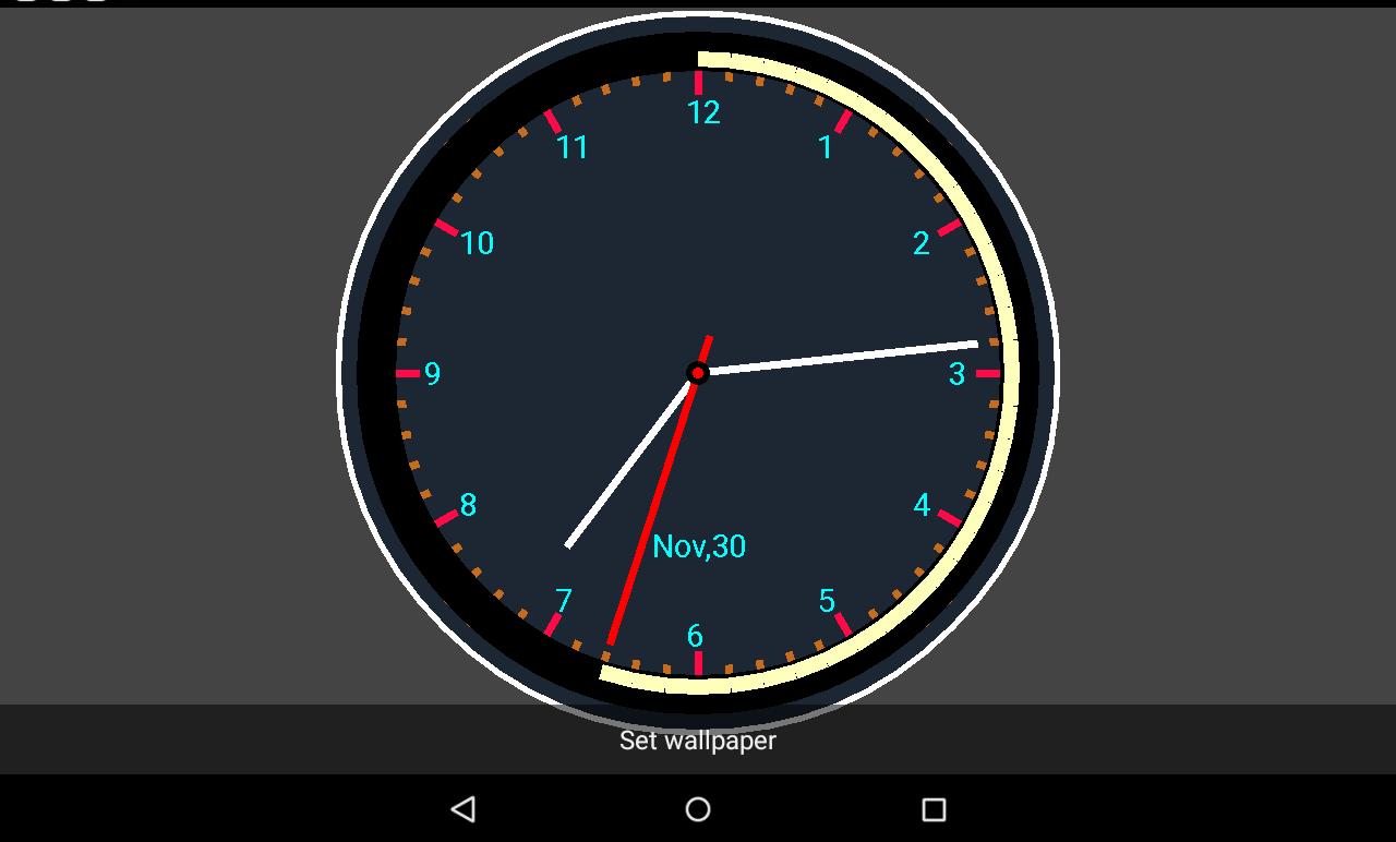 Живые часы на андроид
