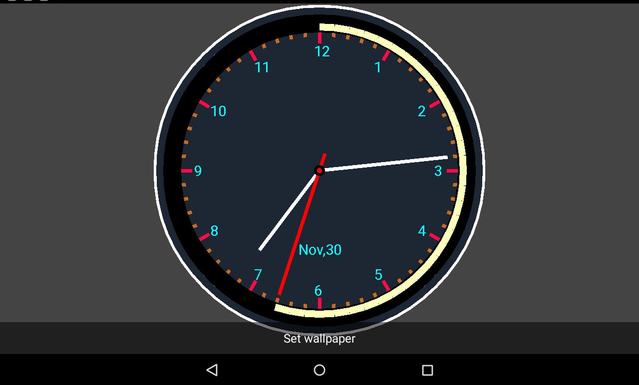 Приложение обои для часов