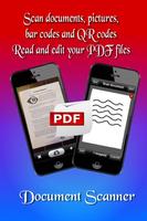Document Scanner: read and pdf editor, qr, free Affiche