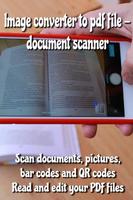 Image converter to pdf file - document scanner Affiche