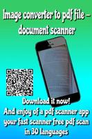 Image converter to pdf file - document scanner capture d'écran 1