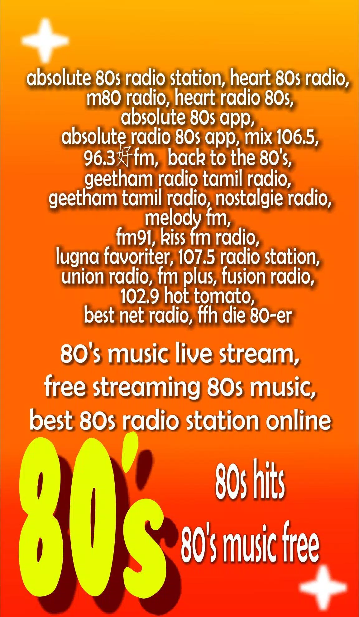 80's music radio: best of 80s free music 80s hits APK for Android Download