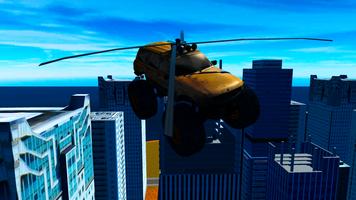 Helicopter Monster Truck Sim Affiche